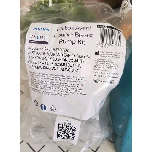 Philips Other - Phillips Avent Double‎ Brest Pump Kit Replacement Parts SCF338/52